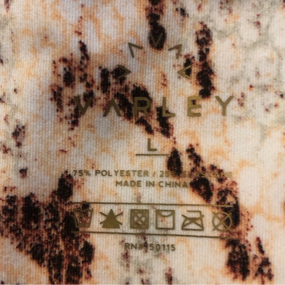 Varley Snakeskin Print Leggings - Picture 4 of 6